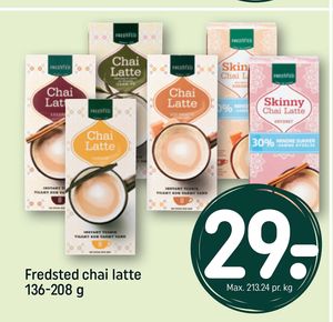 Fredsted chai latte 136-208 g