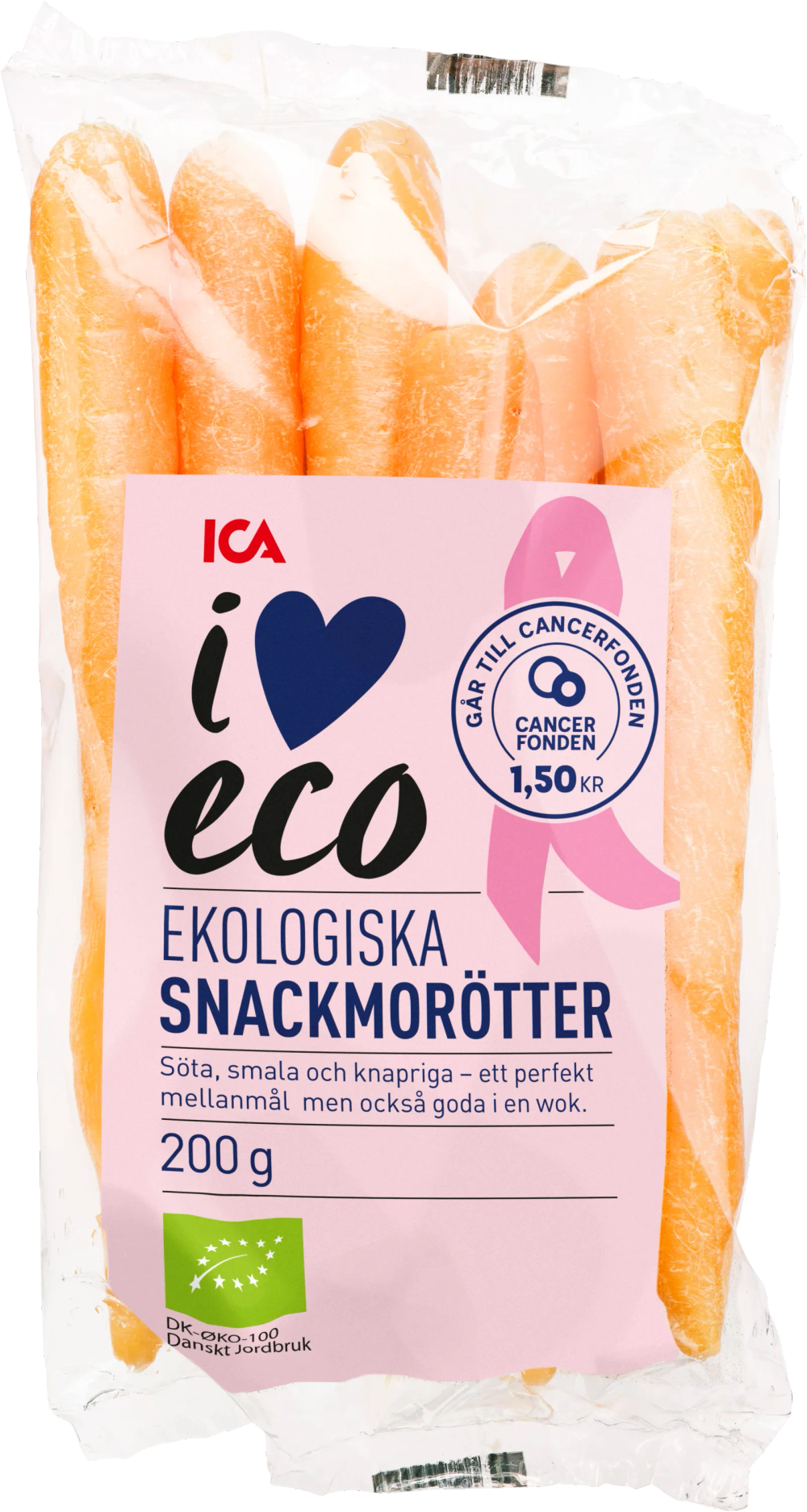 Erbjudanden på Snackmorot Rosa bandet Klass 1 från ICA Nära för 25 kr