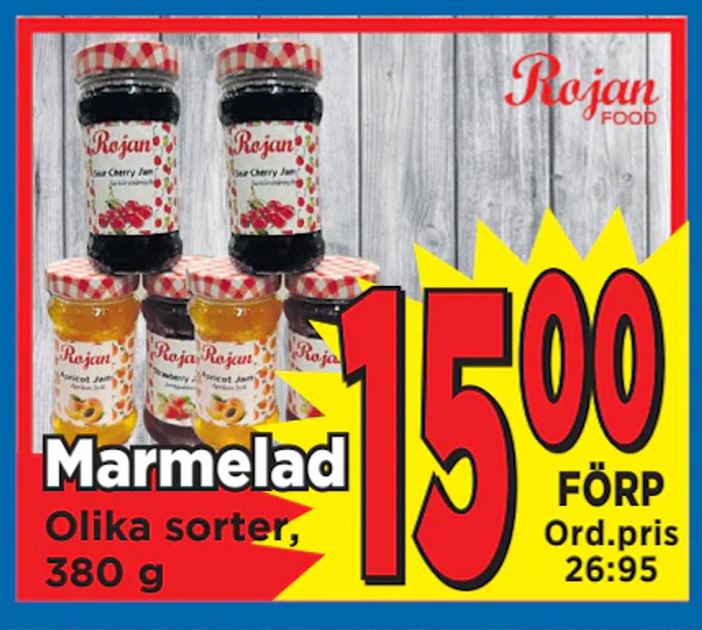 Erbjudanden på Marmelad från Supergrossen för 15 kr