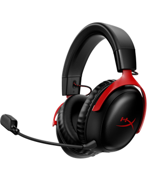 HyperX Cloud III Trådløse gaming høretelefoner (sort/rød)