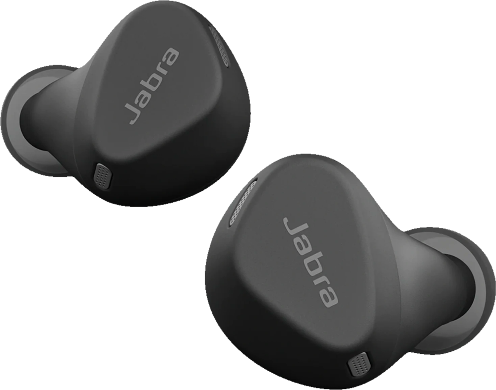 Tilbud på Jabra Elite 4-Active headphones (sort) fra Elgiganten til 699 kr.