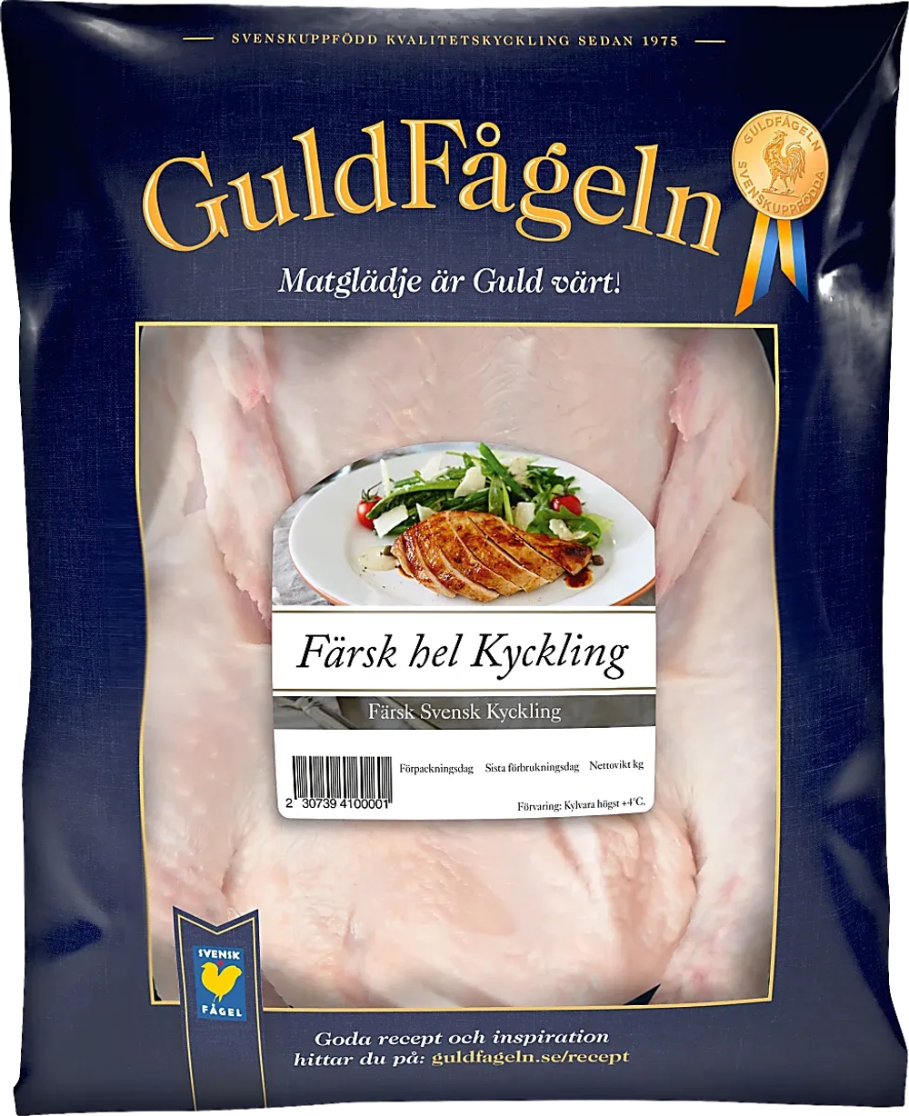 Erbjudanden på Färsk hel kyckling (Sverige/Guldfågeln) från Coop X:-TRA för 34,90 kr