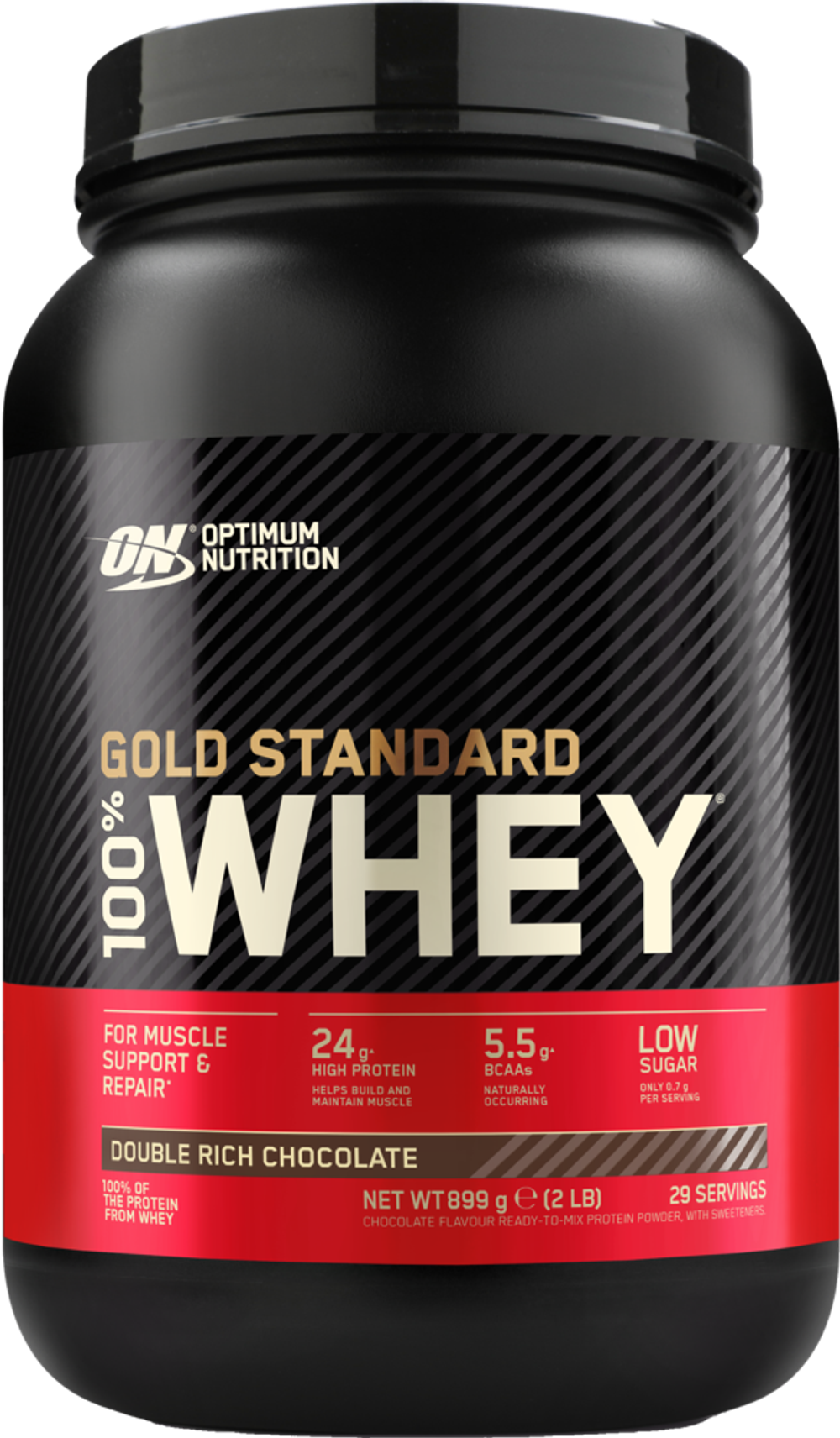 Tilbud på Optimum Nutrition 100% Whey Gold fra Fleggaard til 199,99 kr.