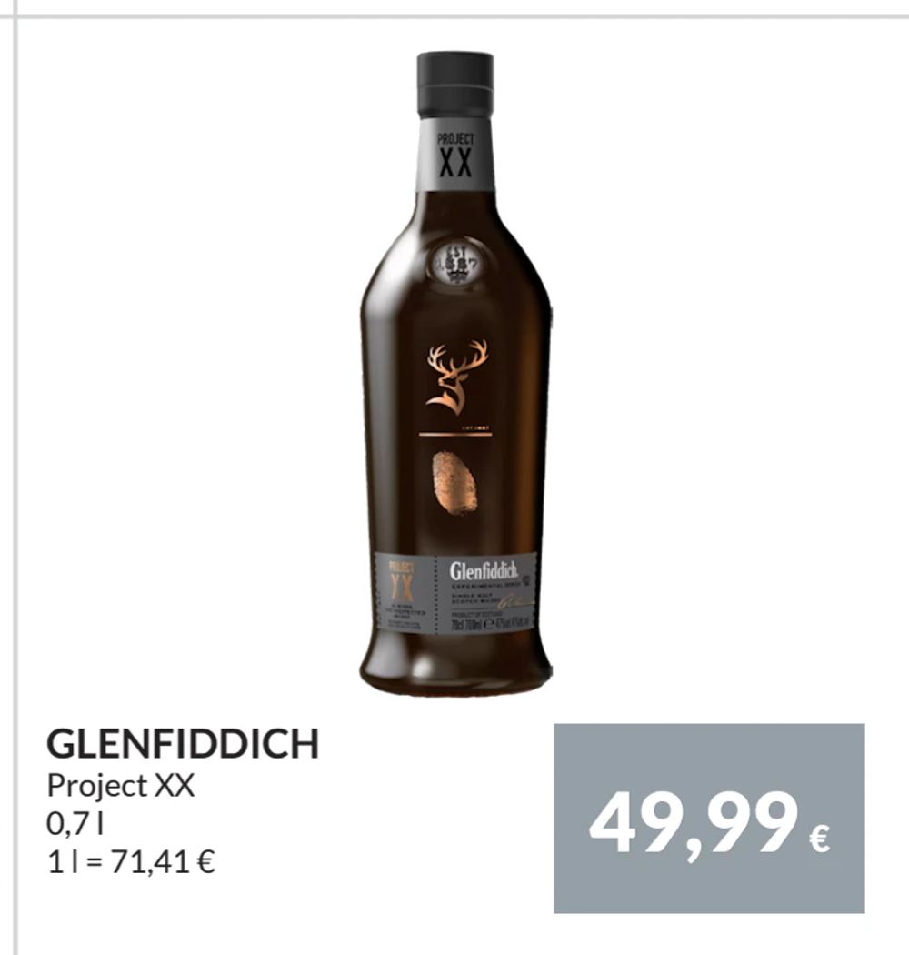 Erbjudanden på GLENFIDDICH från Nielsen Scan-Shop för 49,99 €