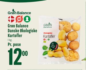 Grøn Balance Danske Økologiske Kartofler