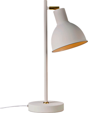 Nordlux - Pop Rough Bordlampe i Hvid & Messing (NORDLUX)