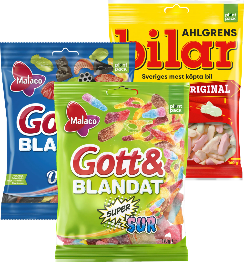 Erbjudanden på Gott & Blandat, Ahlgrens bilar (Malaco, Ahlgrens) från ICA Maxi Stormarknad för 40 kr