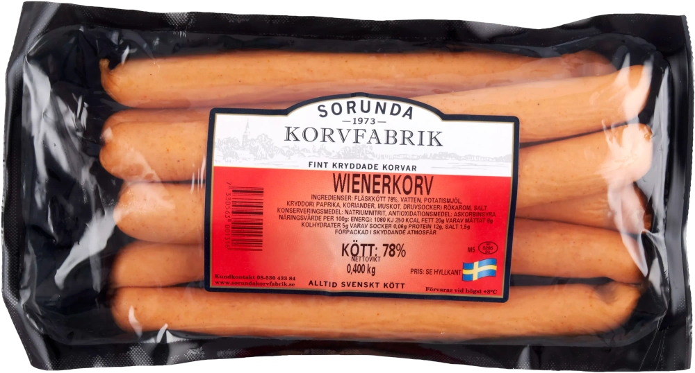 Erbjudanden på Wienerkorv (Sorunda Korvfabrik. Sverige) från ICA Kvantum för 37,95 kr