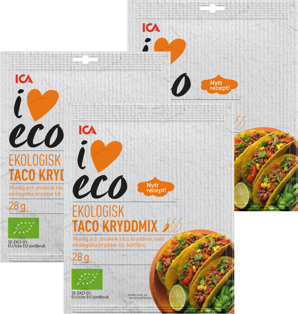 Erbjudanden på Ekologisk Taco kryddmix (ICA) från ICA Maxi Stormarknad för 20 kr