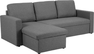 Lucas Sovesofa M. Chaiselong, Mørkegrå (Vendbar) 83 Cm 222 Cm