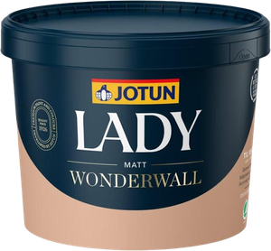 Väggfärg Jotun Lady Wonderwall Vit Bas 9L (JOTUN)