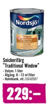 Snickerifärg ”Traditional Window”