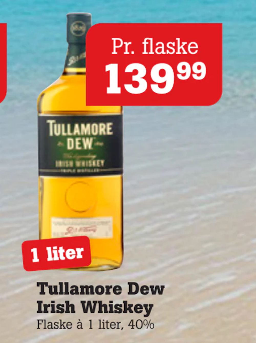 Tilbud på Tullamore Dew Irish Whiskey fra Poetzsch Padborg til 139,99 kr.