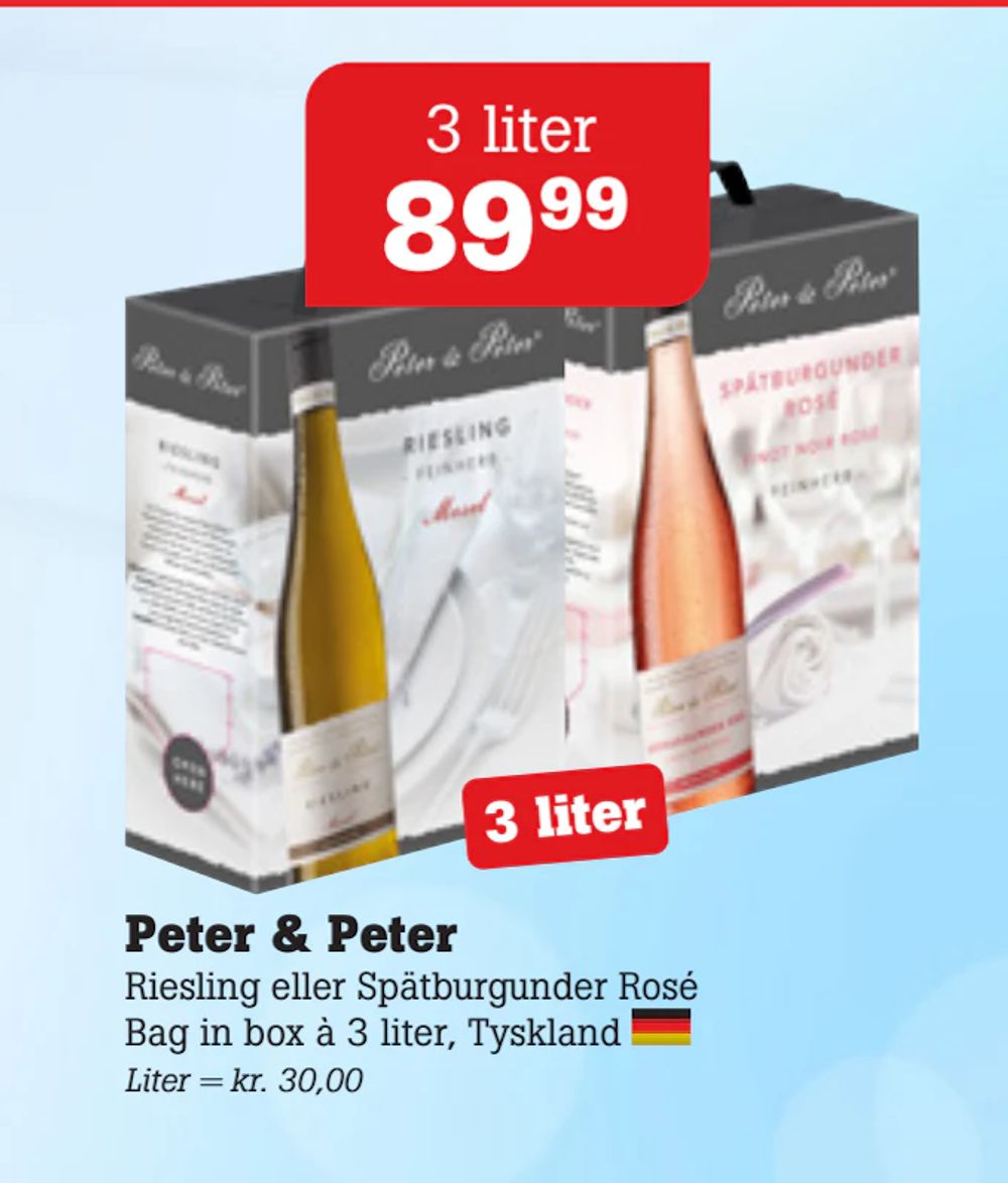 Tilbud på Peter & Peter fra Poetzsch Padborg til 89,99 kr.