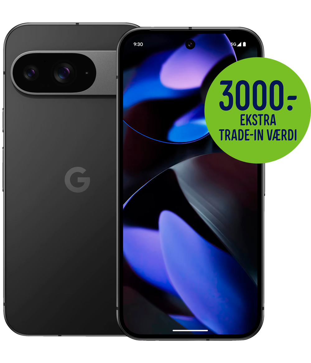 Tilbud på Google Pixel 9 5G smartphone 12/128GB (Obsidian) fra Elgiganten til 3.999 kr.