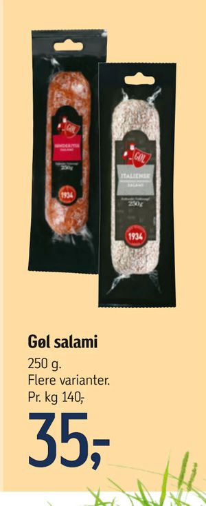 Gøl salami