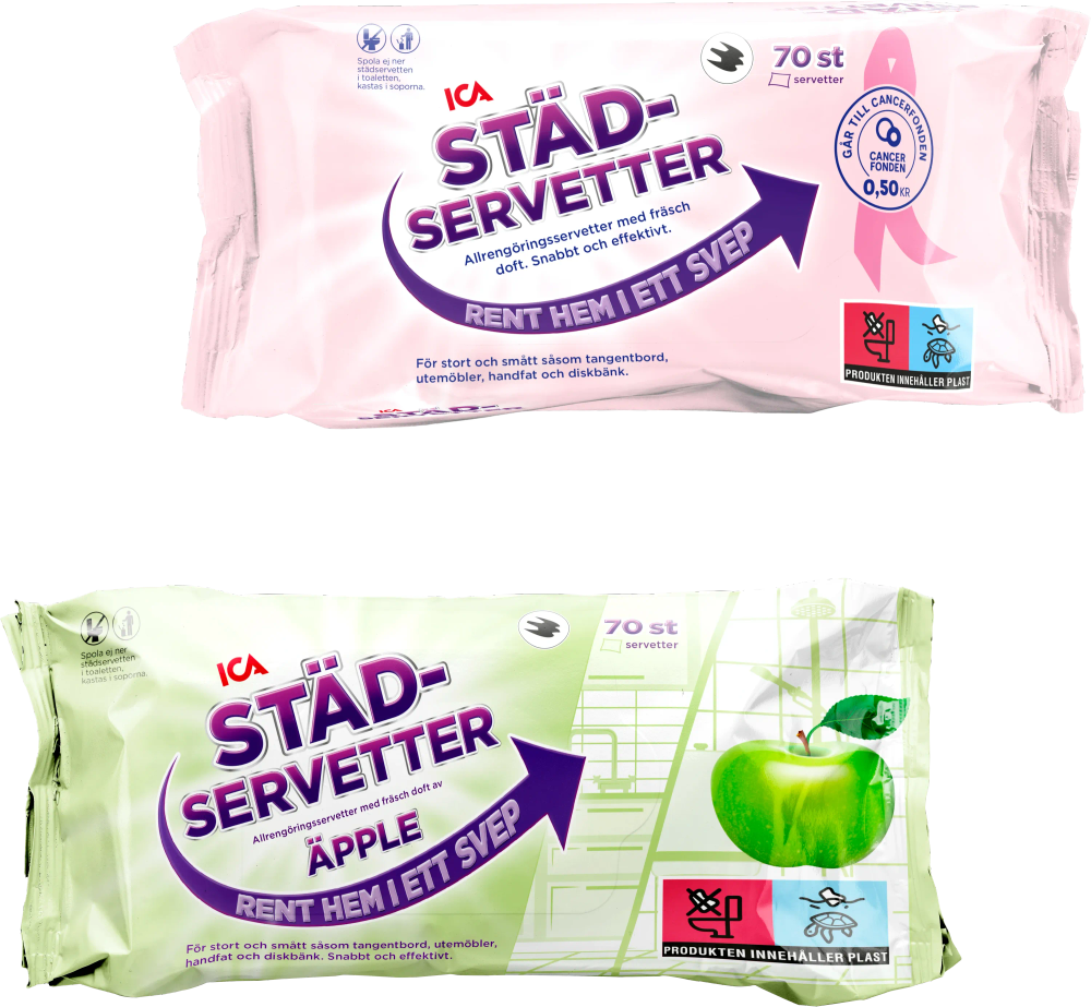 Erbjudanden på Städservetter (ICA) från ICA Supermarket för 30 kr