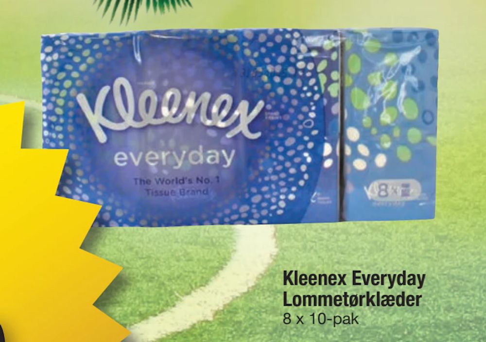 Tilbud på Kleenex Everyday Lommetørklæder fra fakta Tyskland til 10 kr.