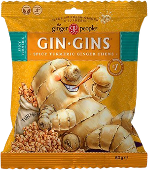 Spicy Turmeric Ginger Chews GIN-GINS (The Ginger People)