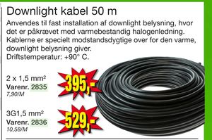 Downlight kabel 50 m