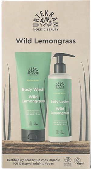 Gaveæske Wild Lemongrass Body Lotion & Body Wash (Urtekram)