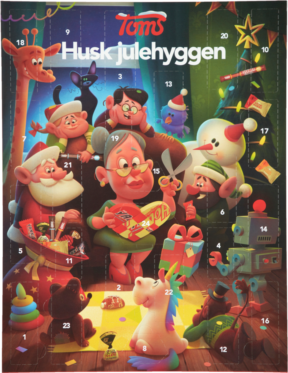 Tilbud på Toms Julekalender fra Calle til 80 kr.