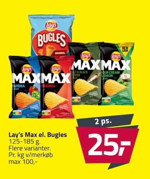 Lay’s Max el. Bugles