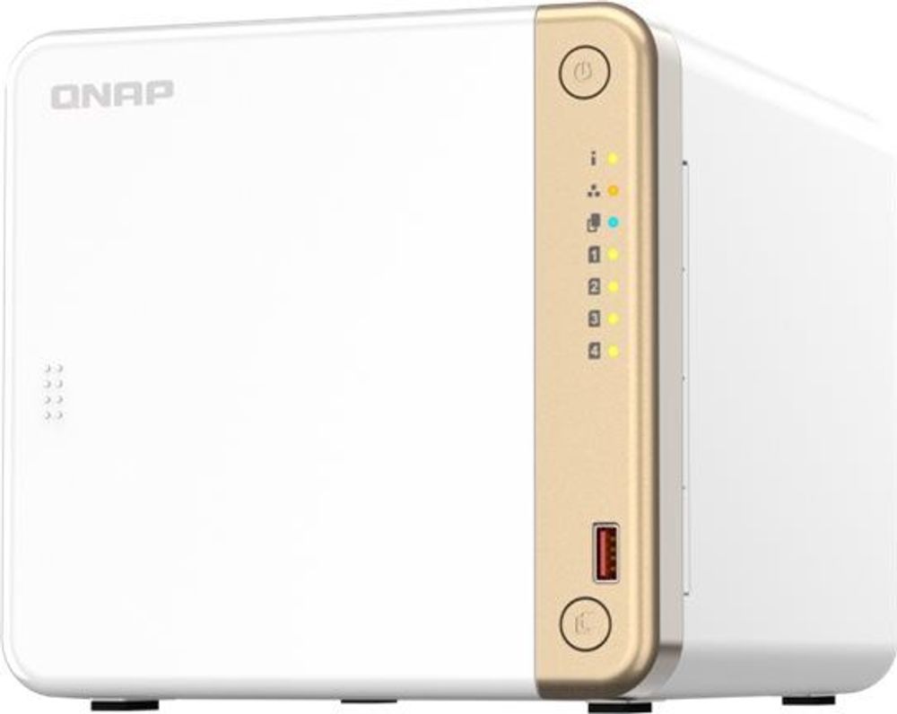 Tilbud på QNAP TS-462 - NAS-server - 4 bays - SATA 6Gb/s - RAID RAID 0, 1, 5, 6, 10, JBOD - RAM 4 GB - 2.5 Gigabit Ethernet - iSCSI support fra ComputerSalg til 3.624 kr.