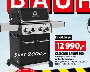 GASSGRILL BARON 490