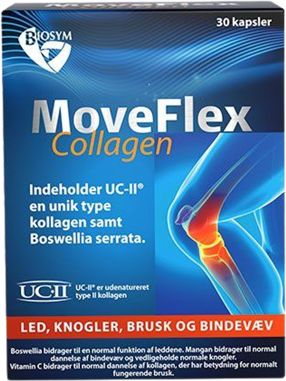 Tilbud på MoveFlex Collagen (Biosym) fra Helsam til 167 kr.