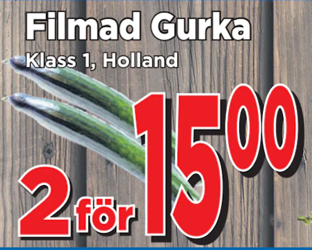 Erbjudanden på Filmad Gurka från Supergrossen för 15 kr