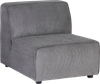 KINGSTON sæde modul fløjl  (GRÅ ONESIZE) (Furniture by Sinnerup)