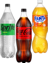 Läsk (Coca-Cola, Fanta, Sprite)