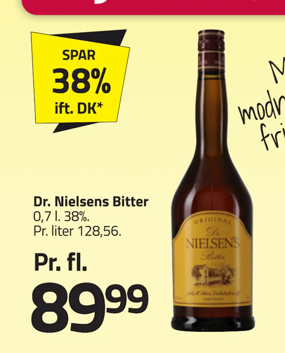 Tilbud på Dr. Nielsens Bitter fra Fleggaard til 89,99 kr.