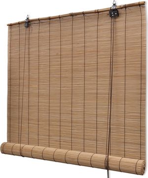 vidaXL rullegardin 150x220 cm bambus brun