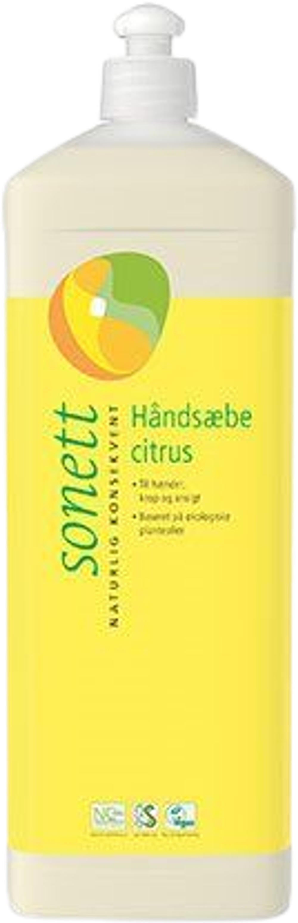 Tilbud på Håndsæbe citrus (Sonett) fra Helsam til 90 kr.