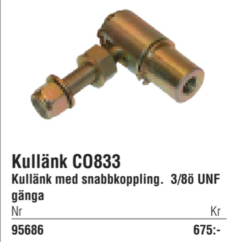 Erbjudanden på Kullänk CO833 från Erlandsons Brygga för 675 kr
