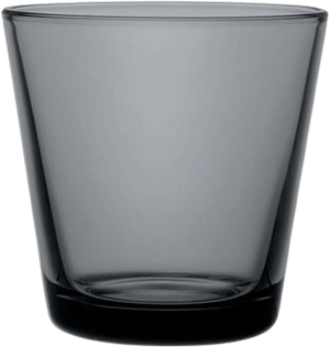 Iittala Kartio glas 21 cl mørkegrå 2 stk.