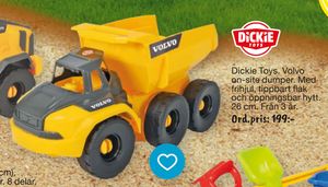 Dickie Toys Volvo on-site dumper