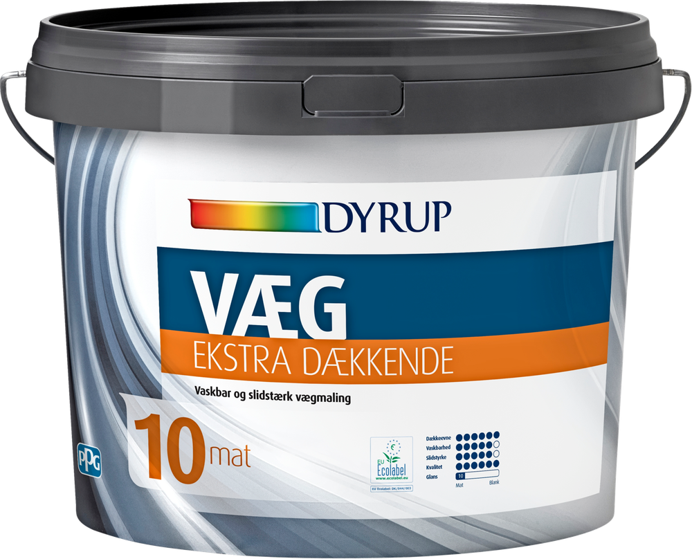 Tilbud på DYRUP VÆG 10 MAT EKSTRA DÆKKENDE 9 LTR. (Dyrup) fra XL-BYG til 899 kr.