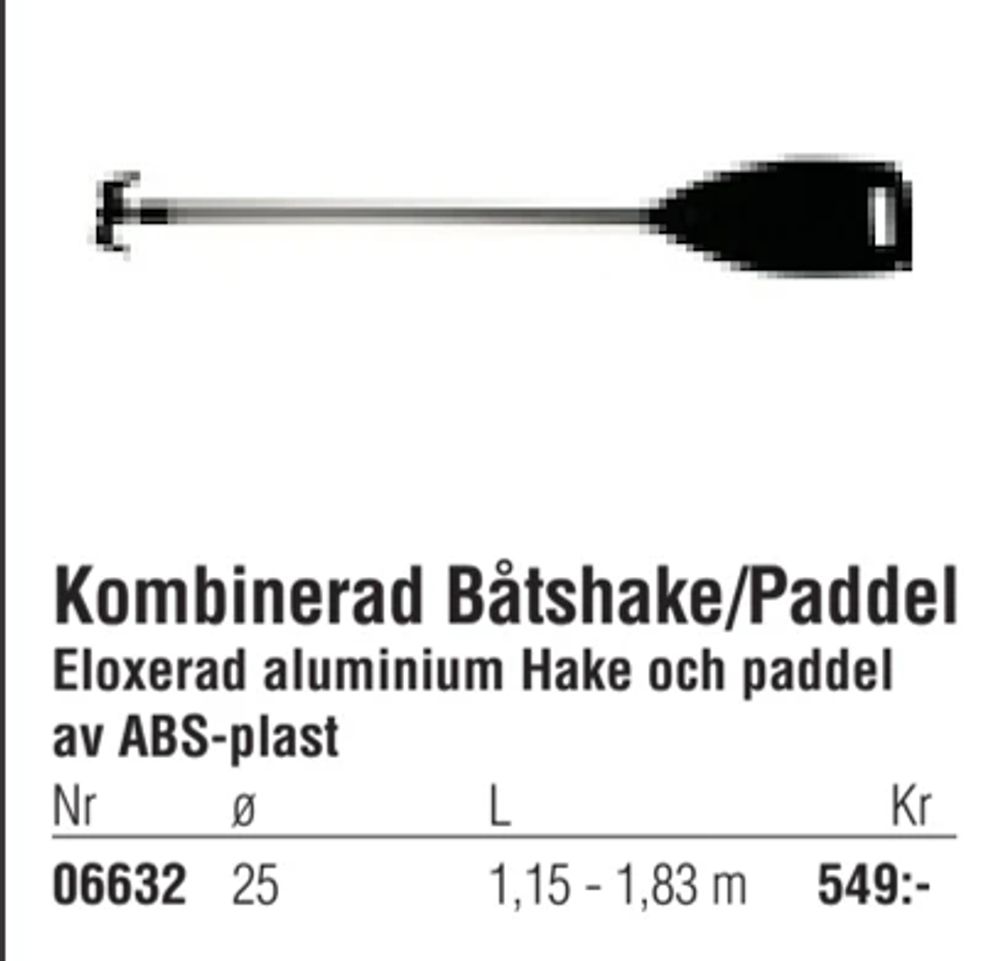 Erbjudanden på Kombinerad Båtshake/Paddel från Erlandsons Brygga för 549 kr