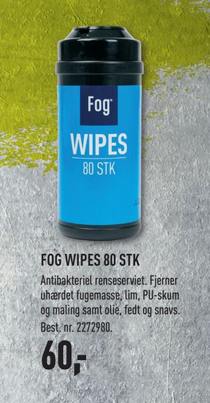 FOG WIPES 80 STK