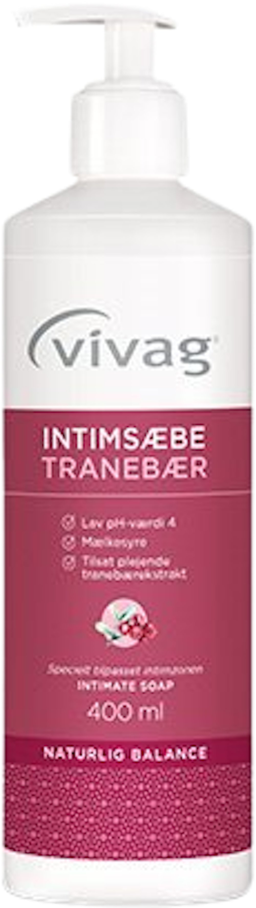 Tilbud på Intimsæbe Tranebær (Vivag) fra Helsam til 59,95 kr.