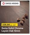 Swiss Solid Chrome Leysin Oak 12mm