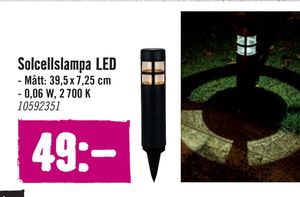 Solcellslampa LED