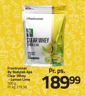 Frontrunner By Bodylab Aps Clear Whey - Lemon Lime
