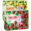 Fryst mango, hallon