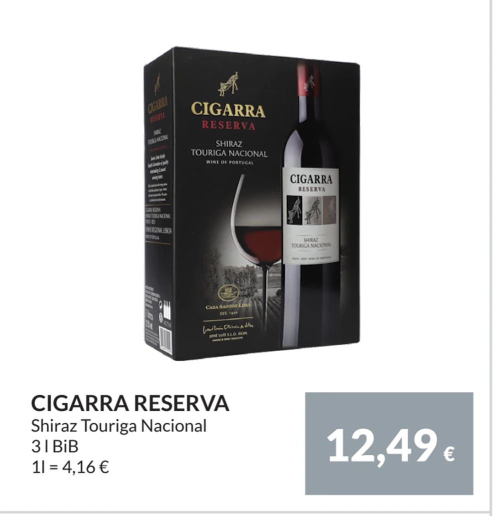 Erbjudanden på CIGARRA RESERVA från Nielsen Scan-Shop för 12,49 €