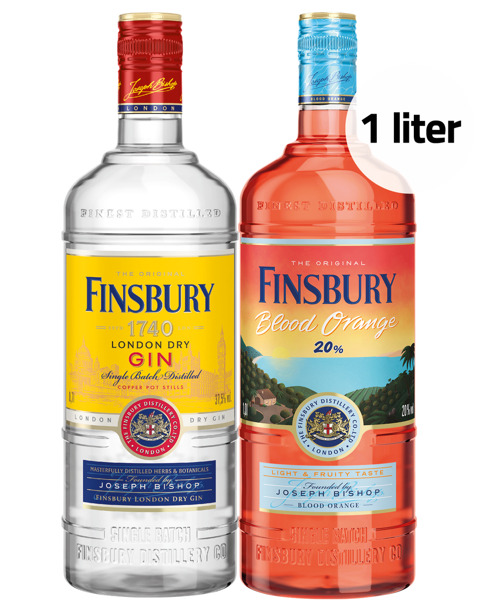 Tilbud på Finsbury Gin fra Fleggaard til 67 kr.