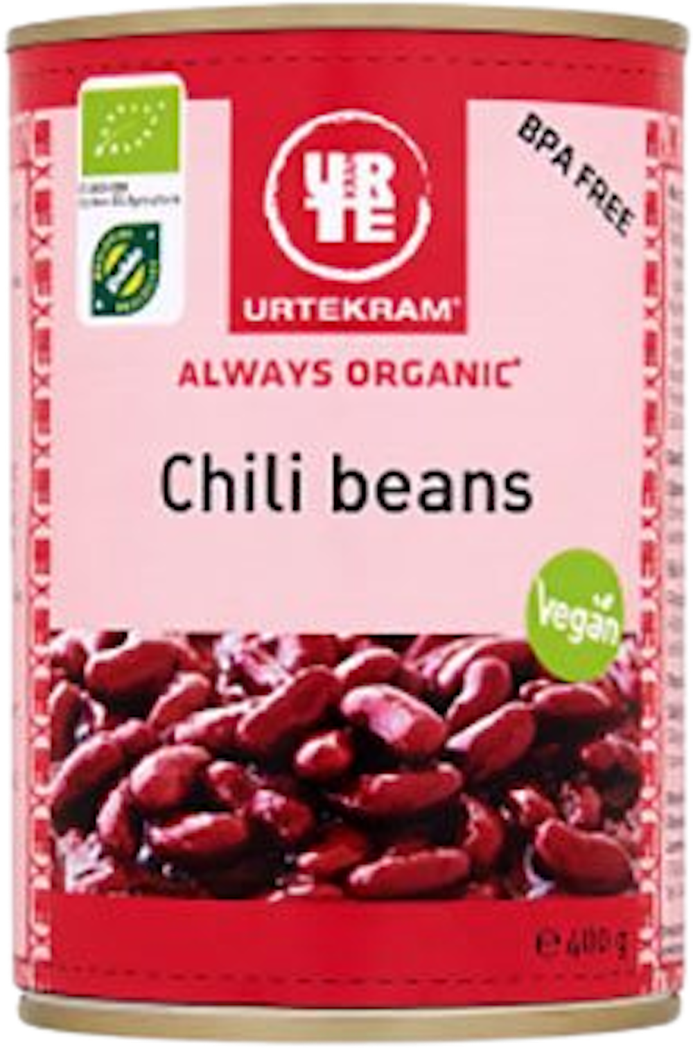 Tilbud på Chili beans dåse Øko (Urtekram) fra Helsam til 24,95 kr.